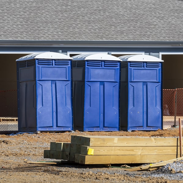 are there any restrictions on where i can place the portable toilets during my rental period in Gays